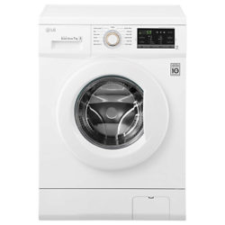 LG FH4G7QDN0 Freestanding Washing Machine, 7kg Load, A+++ Energy Rating, 1400rpm Spin, White